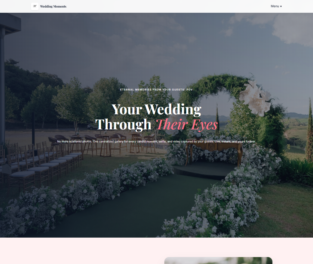Wedding Moments Portal